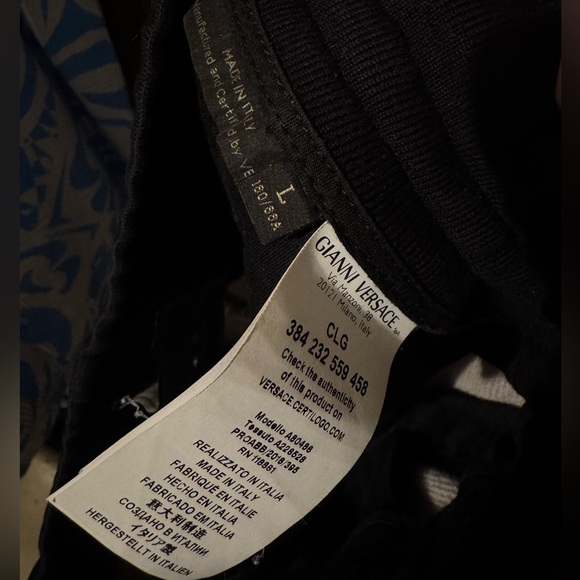 Versace Tribute Ss 92’ Baroque Print T Shirt Joggers Pants Set - Picture 13 of 16